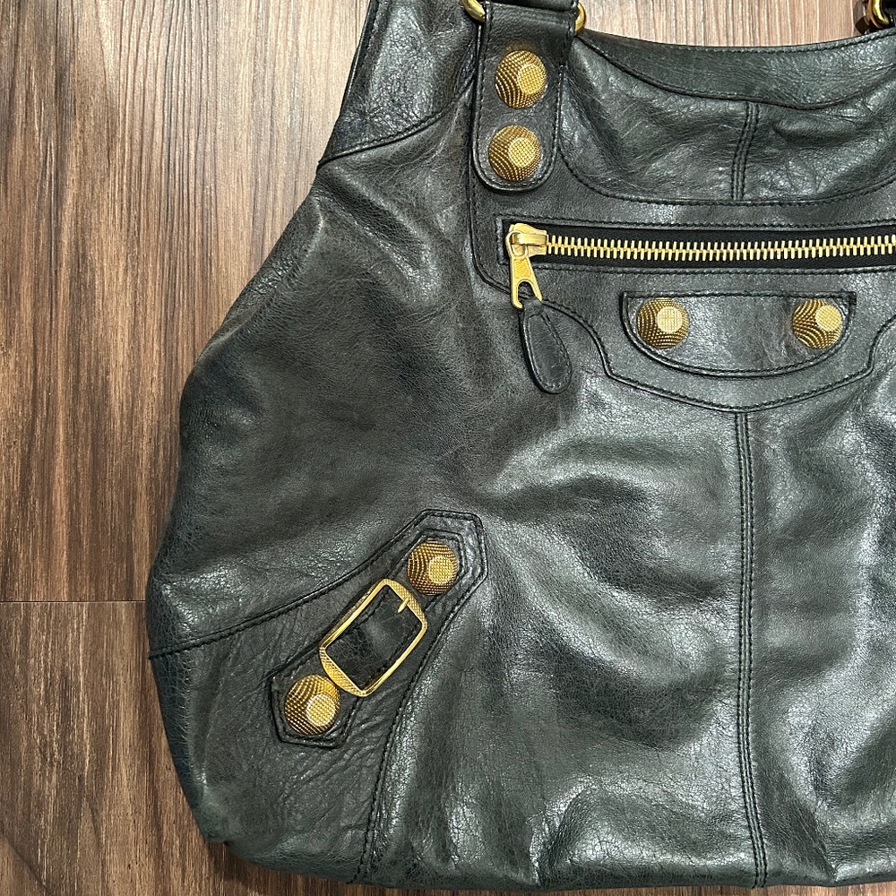 Balenciaga Motocross Giant 21 Black City Bag - Picture 4 of 8